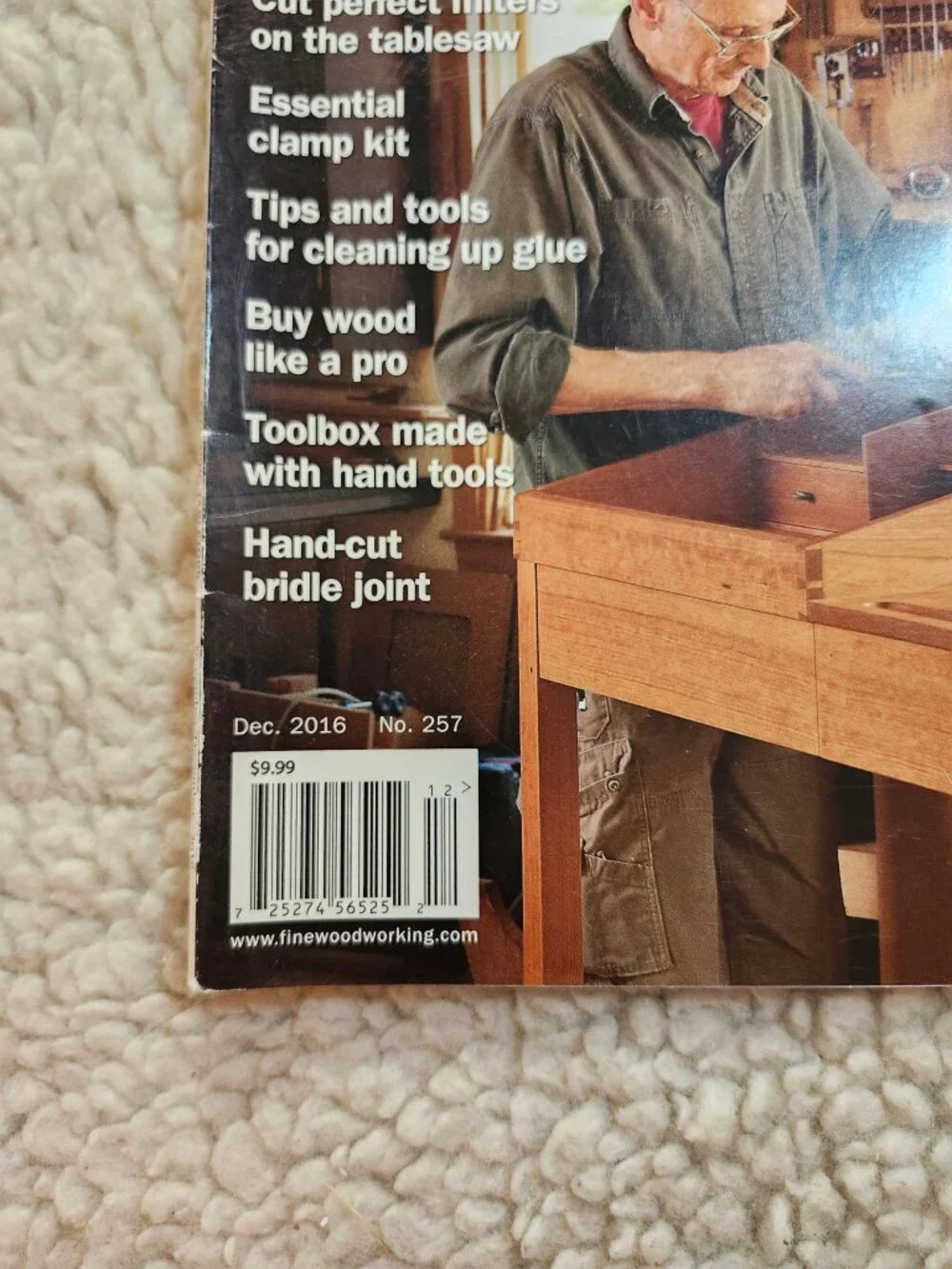 Fine Woodworking Magazine Dec 2016 No 257 Shaker Inspired Standing Desk Issue - Picture 2 of 5